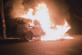 indore, scorpion , miscreant set fire