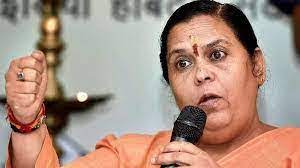 bhopal,MP Uma Bharti, again showed sharp attitude , new liquor policy