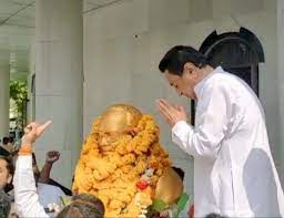 mahu, Largest statue , Baba Ambedkar, Kamal Nath