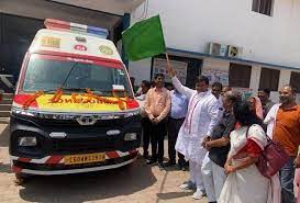 satna, MP Ganesh Singh, flagged off ,22 ambulances