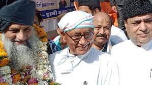 khargon, Digvijay Singh, reached Idgah , congratulate Eid