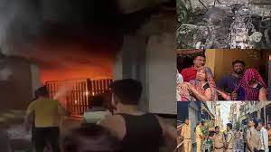 indore, Massive fire , seven people died