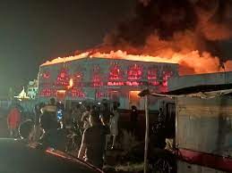 indore,Massive fire, warehouse , pharmaceutical company