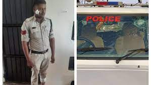 dhar, 8 accused arrested , attacking police