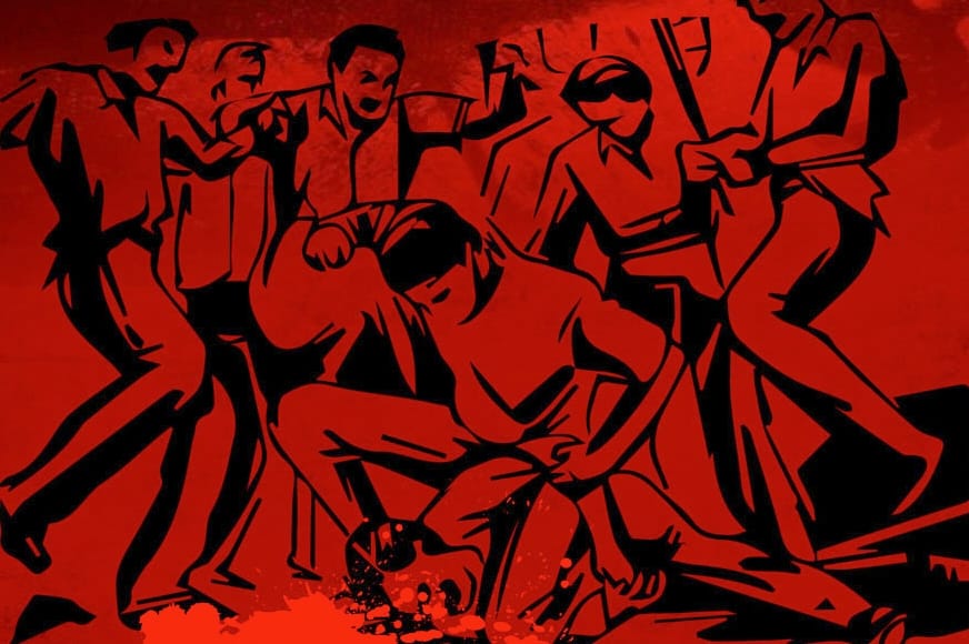 महू में पुलिस के सामने युवक की पीट पीटकर हत्या