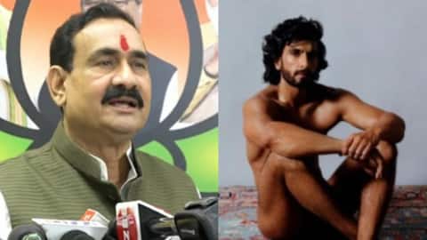 रणवीर सिंह के न्यूड फोटो शूट पर बोले एमपी के गृहमंत्री इससे मानसिक प्रदूषण फैलता है 