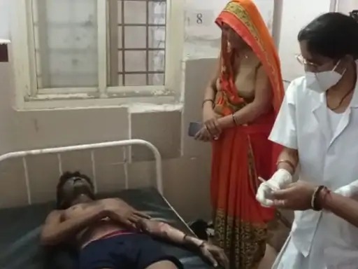 कीटनाशक से फसल ख़राब होने पर नहीं की कार्यवाही तो किसान ने थाने में लगायी आग 