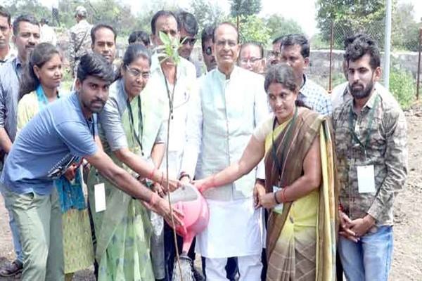 न्यास की औषधीय पौधों पर कार्यशाला मुख्यमंत्री शिवराज ने किया पौधरोपण 