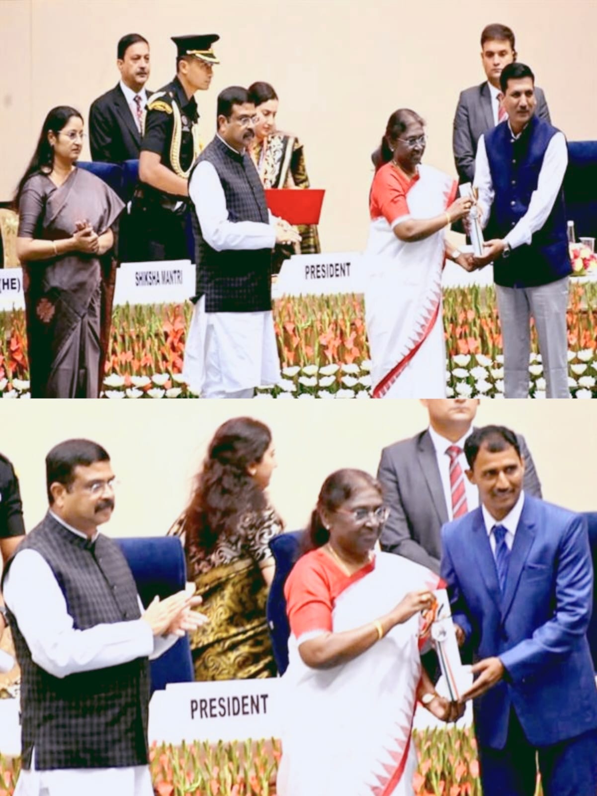 राष्ट्रीय शिक्षक पुरुस्कार में मध्यप्रदेश में दो शिक्षक सम्मानित 