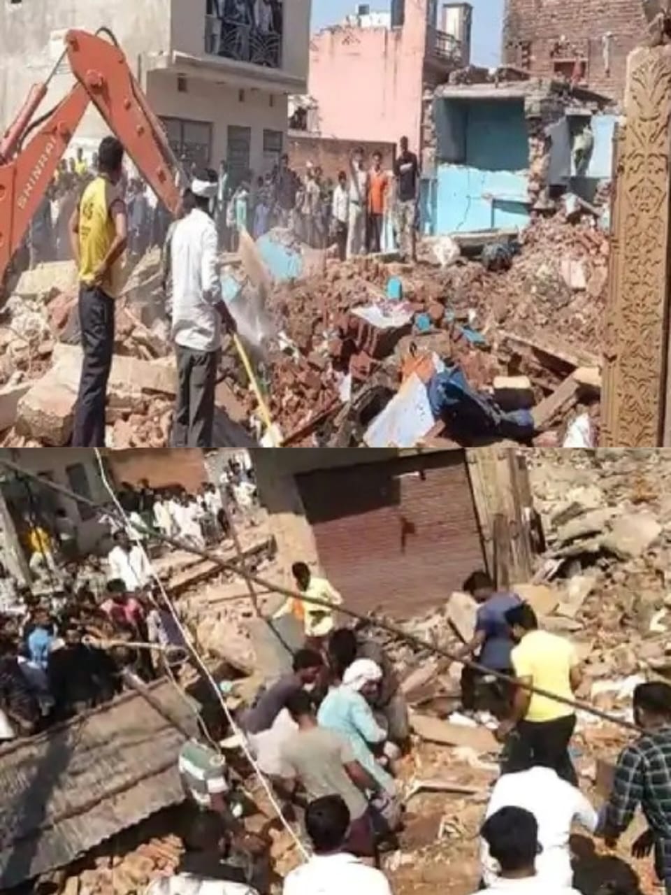 मुरैना में एक अवैध पटाखा फैक्ट्री में धमाका से 4 की मौत 4 की हालत गंभीर 