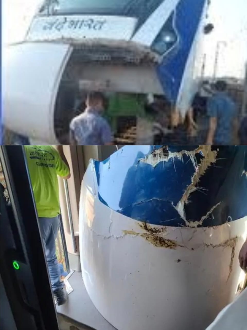 महीने में तीसरी बार हादसे का शिकार हुई देश की सबसे तेज़ ट्रेन वन्दे भारत 