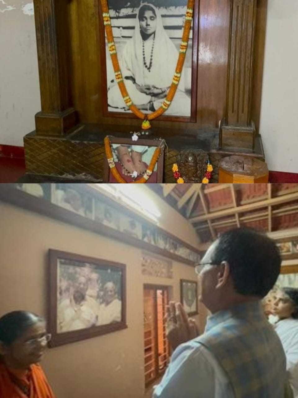 मुख्यमंत्री शिवराज ने अम्मा को दिया मध्यप्रदेश आने का निमंत्रण 