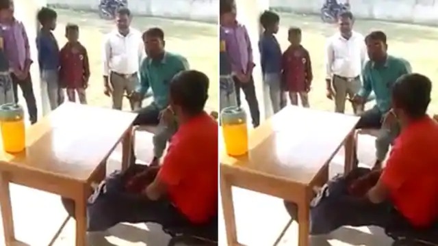 शराब के नशे में धुत होकर स्कूल पंहुचा हेडमास्टर गाली गलौच भी की 