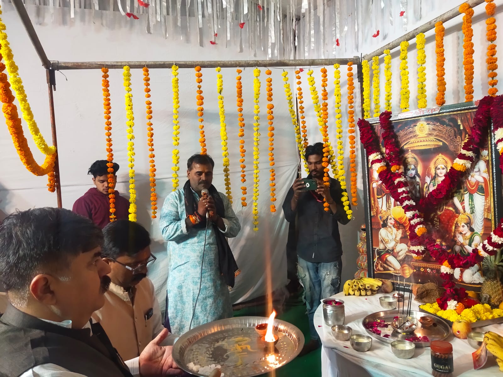 मां काली से की भव्य श्रीराम मंदिर के निर्माण की प्रार्थना 