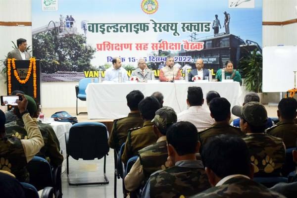 रेस्क्यू स्क्वायड प्रशिक्षण सह कार्यशाला वन विहार में हुई आयोजित 