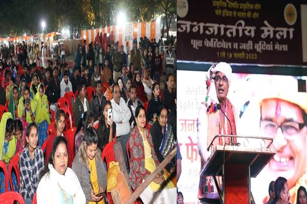 इंदौर में जनजातीय फूड फेस्टिवल में शामिल हुए सीएम शिवराज 