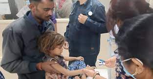 chatarpur, Three-year-old girl,borewell rescued